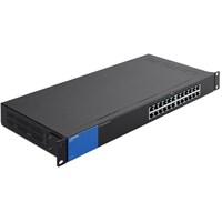 Linksys 24-Port Rackmount Gigabit Ethernet Unmanaged Network Switch, LGS124