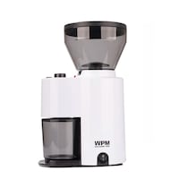 WPM Conical Burr Coffee Grinder, ZD-10T, White