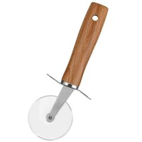 Pulcon Stainless Steel Pizza Cutter, Brown, 19.5x6cm - Carton of 48 Pcs