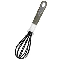 Pulcon Nylon Whisk with Rubber Handle, 30 x 5.5cm, Grey & White - Carton of 48