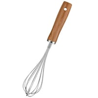 Picture of Pulcon Stainless Steel Whisk with Wooden Handle, 28 x 5cm, Brown - Carton of 48