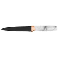 Picture of Pulcon Non-stick Knife with Marble Handle, Black & White - Carton of 48 Pcs