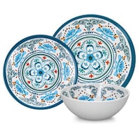 Picture of Pulcon 12-Piece Melamine Dinner Set - Carton of 4 Sets
