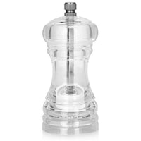 Pulcon Pepper Mill with Ceramic Grinder, 4inch, Clear - Carton of 48
