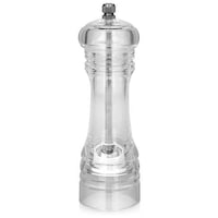 Pulcon Pepper Mill with Ceramic Grinder, 6inch, Clear - Carton of 48