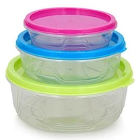 Picture of Pulcon 3-Piece Round Shape Food Container Set - Carton of 72 Sets