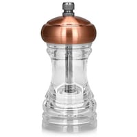 Pulcon Pepper Mill with Ceramic Grinder, 4inch, Copper & Clear - Carton of 48