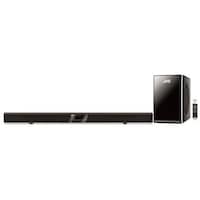 JVC 2.1 Channel Sound Bar and Sub Woofer, THBY370A, Black