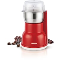 Picture of Geepas Stainless Steel Coffee Grinder, 180W, Red