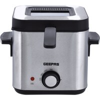 Picture of Geepas Non-Stick Deep Fryer, Metallic Silver, 1.5L