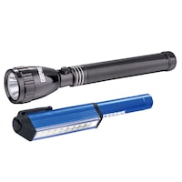 Picture of Geepas 2-in-1 Rechargeable Flashlight for Camping, 236mm