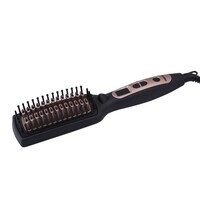 Picture of Geepas Ceramic Temperature Control Hair Brush with LED Display, 45W