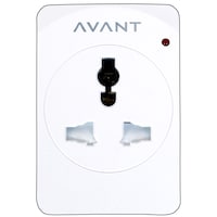 Picture of Avant Universal 3 Way Sockets With Indicator Fused, White