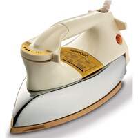 Kenwood Dry Heavy Weight Iron 1200W With Ceramic Soleplate, DIM40-000GO, White & Gold