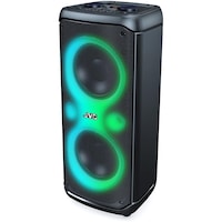 JVC Portable Bluetooth Party Speaker with Wireless Mic & Remote Control, XS-N4112PB