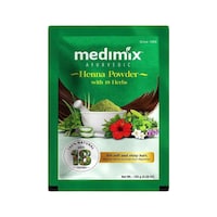 Medimix 18 Natural Herbs Henna Powder, 150g - Box of 72