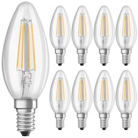 Picture of Osram Filament LED Bulb, E14, 4W, Warm White - Pack of 10