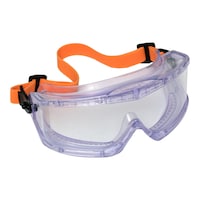 Honeywell V-MAXX Safety Goggles with Clear Lens, 1006193, Blue & Orange