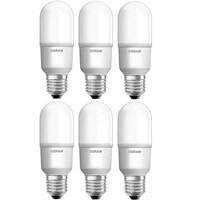 Picture of Osram LED Bulb Pack E27 Value Stick Daylight Lamp, 9W, 4000K - Pack of 6