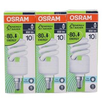 Picture of Osram Mini Twist Energy Saver Bulbs, White - Pack of 3
