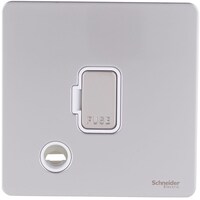 Picture of Schneider Electric Ultimate Unswitched Fused Connection, Pearl Nickel, GU5403WPN
