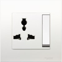 Picture of Schneider Electric 1Gang 3-Pin Large Dolly Switched Universal Socket