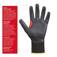 Honeywell CoreShield HPPE & Steel Black Liner Glove, Black