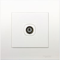 Picture of Schneider Electric 1 Gang TV Co-Axial Outlet, Aluminium Silver, KB31TV_AS
