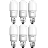 Picture of Osram E27 LED Stick Bulb, 10W, 2700K, 230V, Warm White - Pack of 6 Pcs