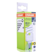Picture of Osram Energy Saver Mini Twist Bulb, White, 12W