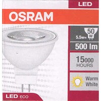 Picture of Osram LED Eco Spotlight, 5.5W, GU5.3, MR16, 2700K, 500lm