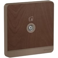 Picture of Schneider Electric AvatarOn TV Socket, 75Ohm, Wood
