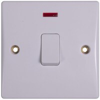 Picture of Schneider Electric Ultimate Slimline Switch with Flex Outlet, White, GU2014