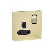 Picture of Schneider Electric Ultimate Screwless Flat Plate Switched Socket, 13A