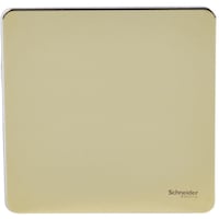 Picture of Schneider Electric Ultimate 1 Gang Blank Plate, Polished Brass, GU8410-PB