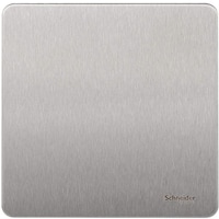 Schneider Electric Ultimate Screwless Stainless Steel Flat Blank Plate, GU8410-SS