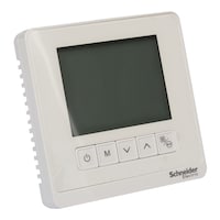 Picture of Schneider LCD 5 Button Spacelogic Thermostat, TC903-3A2L, 2P, 3 fan, 240V, White
