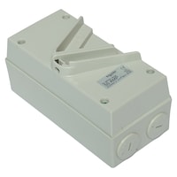 Picture of Schneider Kavacha Surface Mount Triple Pole Isolating Switch IP66, WHT55, 55A, 440V, Grey