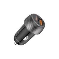Picture of Promate USB-C Dual Port Car Adapter, Black