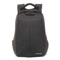 Picture of Promate 16 Inch Laptop Backpack with Lock and USB Charging Port, Black