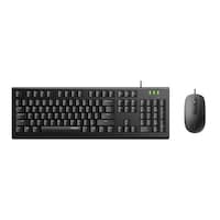 Rapoo X120 Pro Wired Keyboard and Mouse Combo - Black