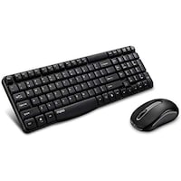 Picture of Rapoo Wireless Keyboard And Mouse Combo Set, X1800s, Black