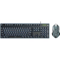 Picture of Rapoo Vpro LED Backlit Keyboard & Mouse Gaming Combo, V100S - Black