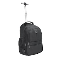 Promate Laptop Trolley Backpack, 15.6 Inch, Black