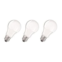Picture of Osram E27 LED Lamp, 60W, 2700K, Warm White - Pack of 3 Pcs