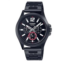 Picture of Casio Stainless Steel Analog Watch for Men, MTP-E350B-1BVDF, Black
