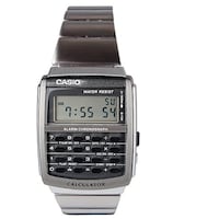 Casio Unisex Digital Dial Stainless Steel Band Watch, CA-506-1DF