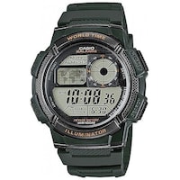 Picture of Casio Digital Resin Band Casual Watch for Men, AE-1000W-3AVDF, Green