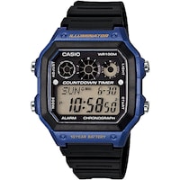 Picture of Casio Digital Dial Black Resin Band Watch for Men, AE-1300WH-2A