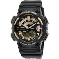 Picture of Casio Plastic Strap with Buckle Mens Watch, AEQ-110BW-9AVDF